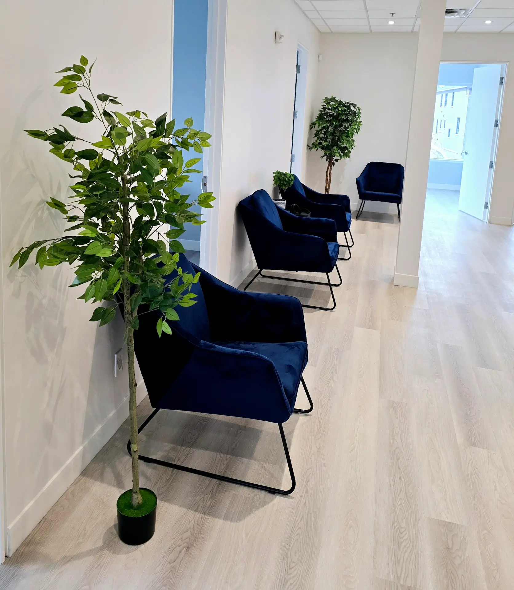 Waiting area at the InnerSight Woodbridge office